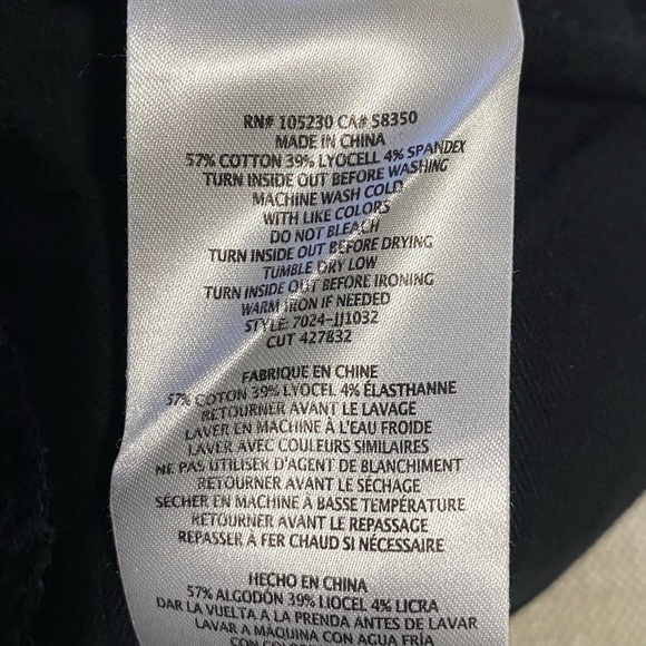 Joie Jeans Womens Black Park Skinny Lyocell Blend Casual Pants- Sz-28 - Picture 12 of 16